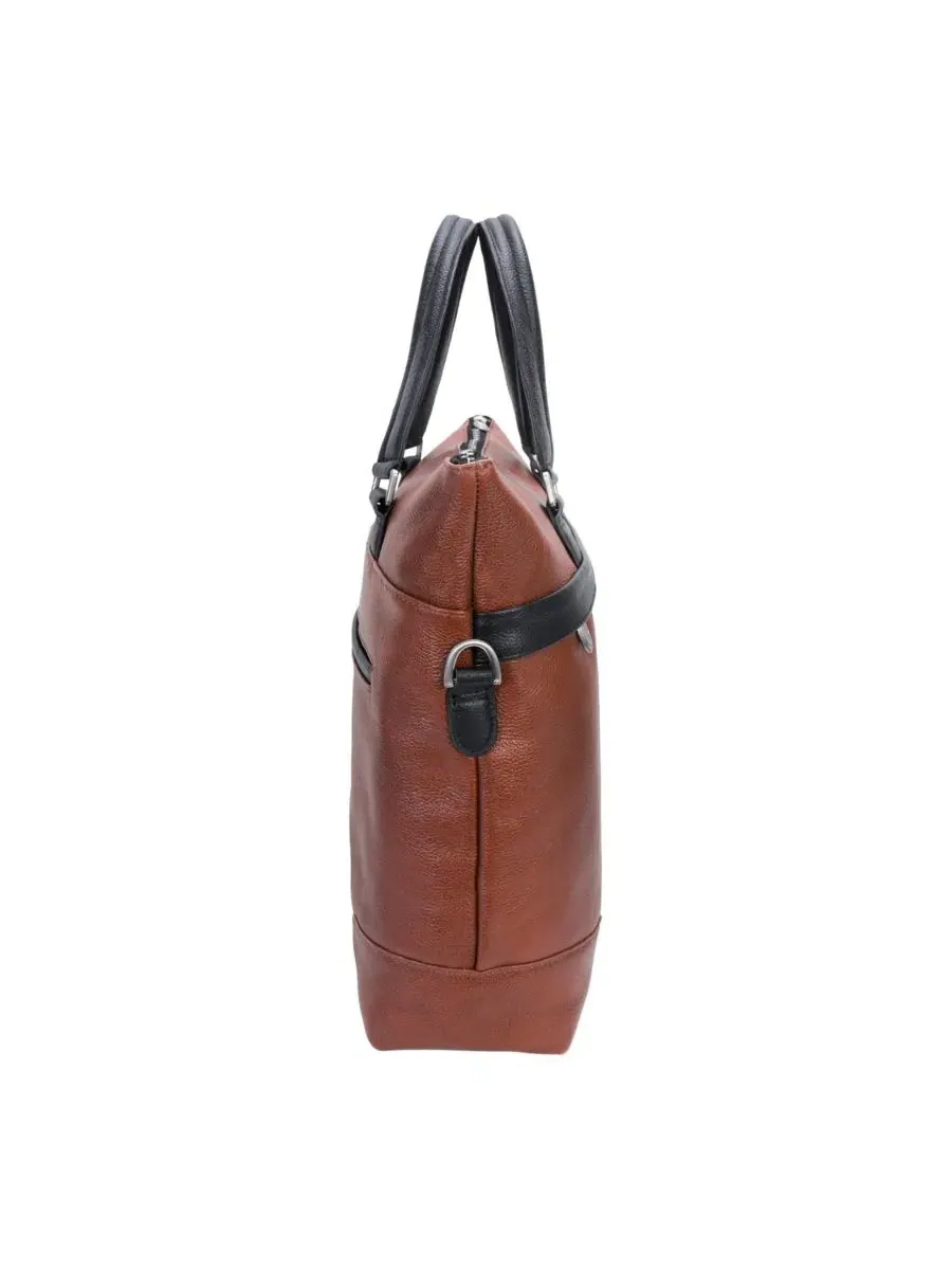 Портфель для ноутбука/планшета Eastward 38 см Mcklein — изображение 6 из 15, коричневый