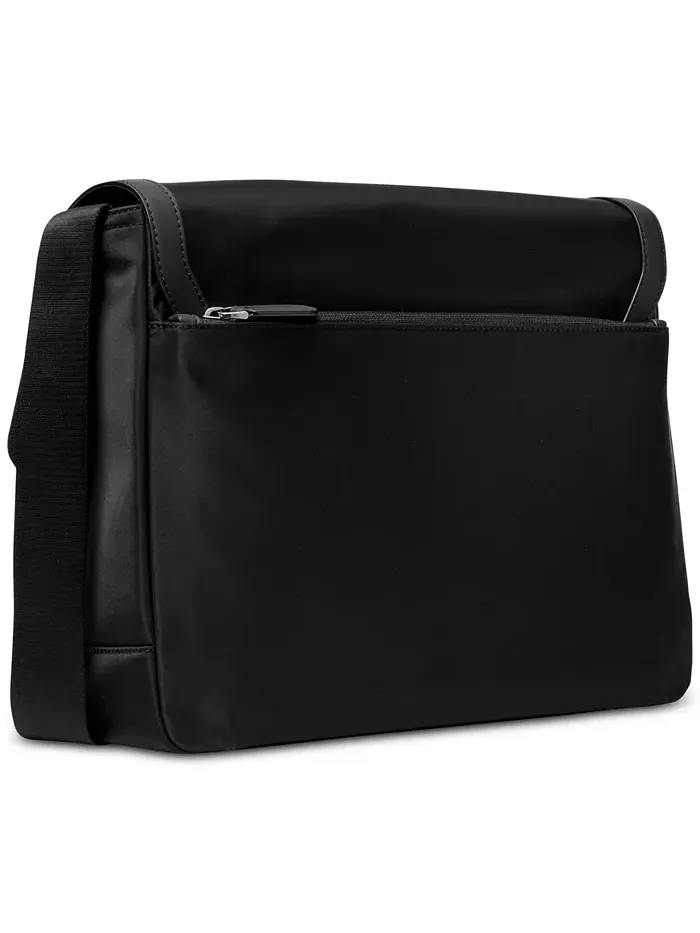 Мужская кожаная сумка-мессенджер Malone Logo Cargo Michael Kors — 4