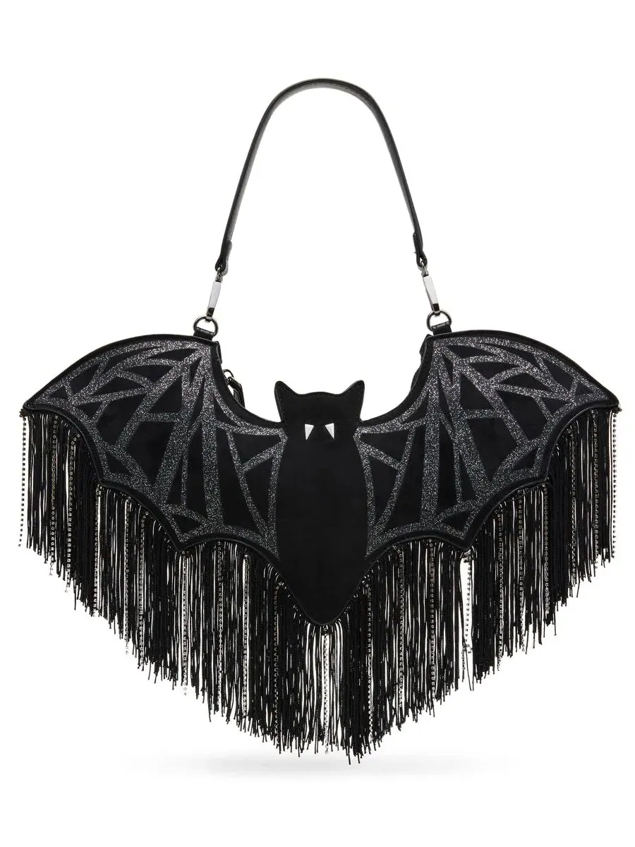 Сумка через плечо средняя с бахромой Betsey Johnson