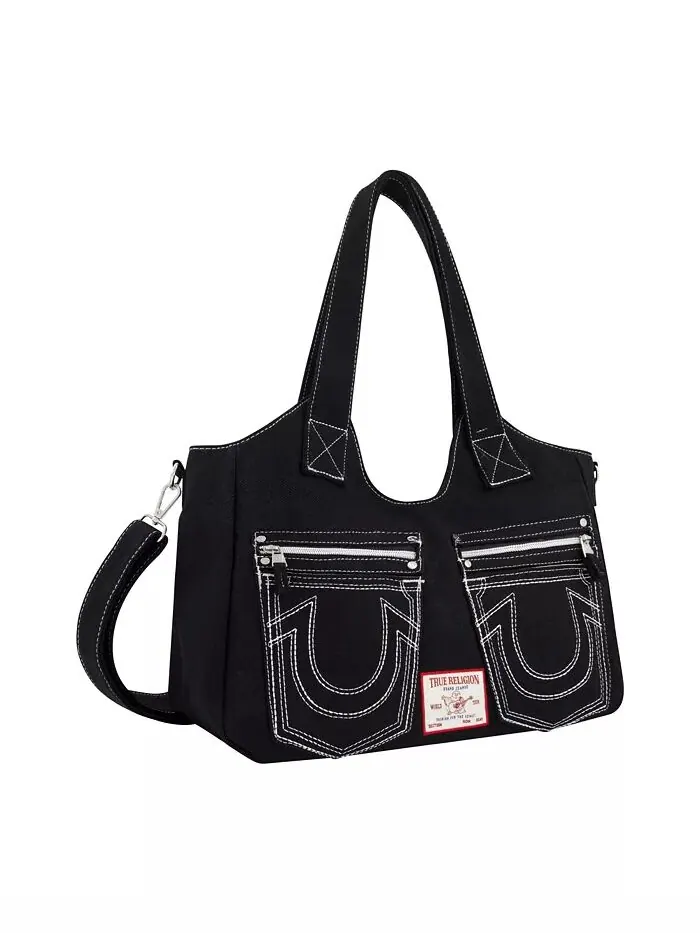 Сумка-портфель Horseshoe Stitch BLACK True Religion — изображение 3 из 3, черный