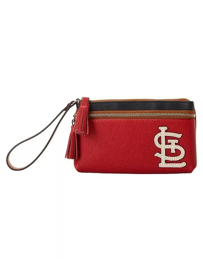 Мужской и женский браслет St. Louis Cardinals Infield с двойной молнией Dooney & Bourke — 2