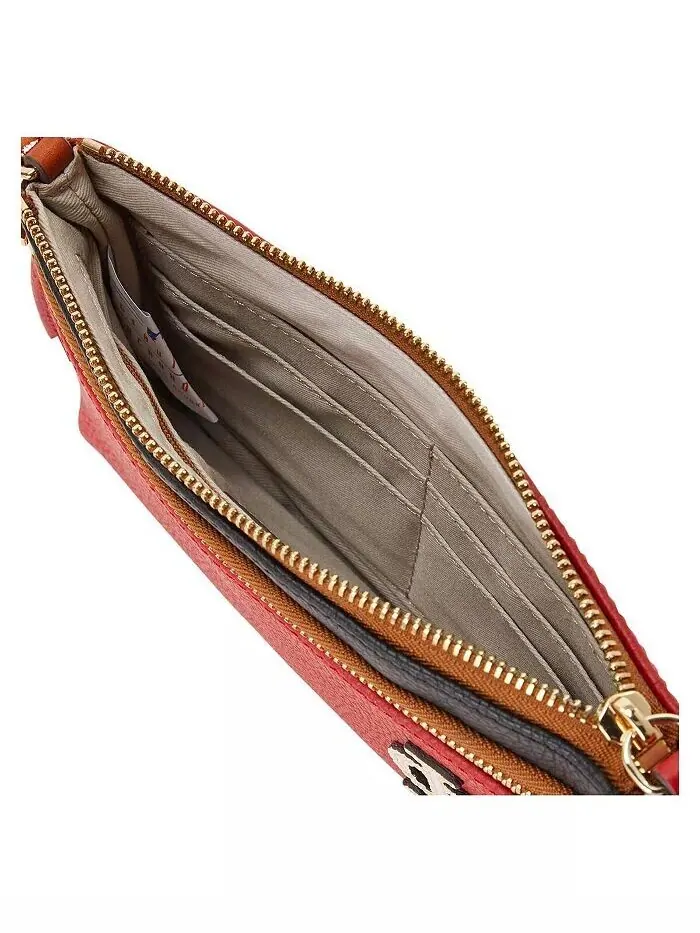 Мужской и женский браслет St. Louis Cardinals Infield с двойной молнией Dooney & Bourke — 4
