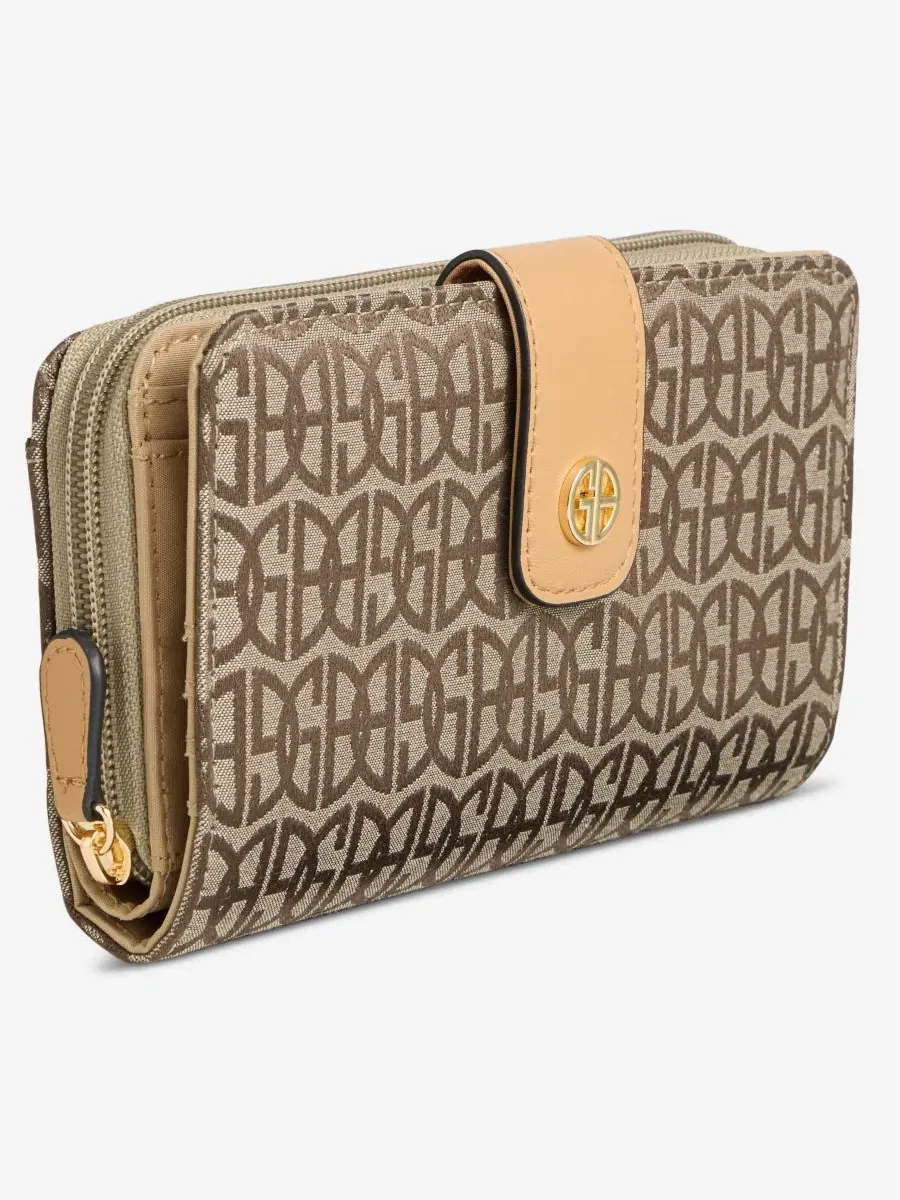 Кошелек-органайзер Jacquard All In One Giani Bernini — изображение 4 из 6, коричневый