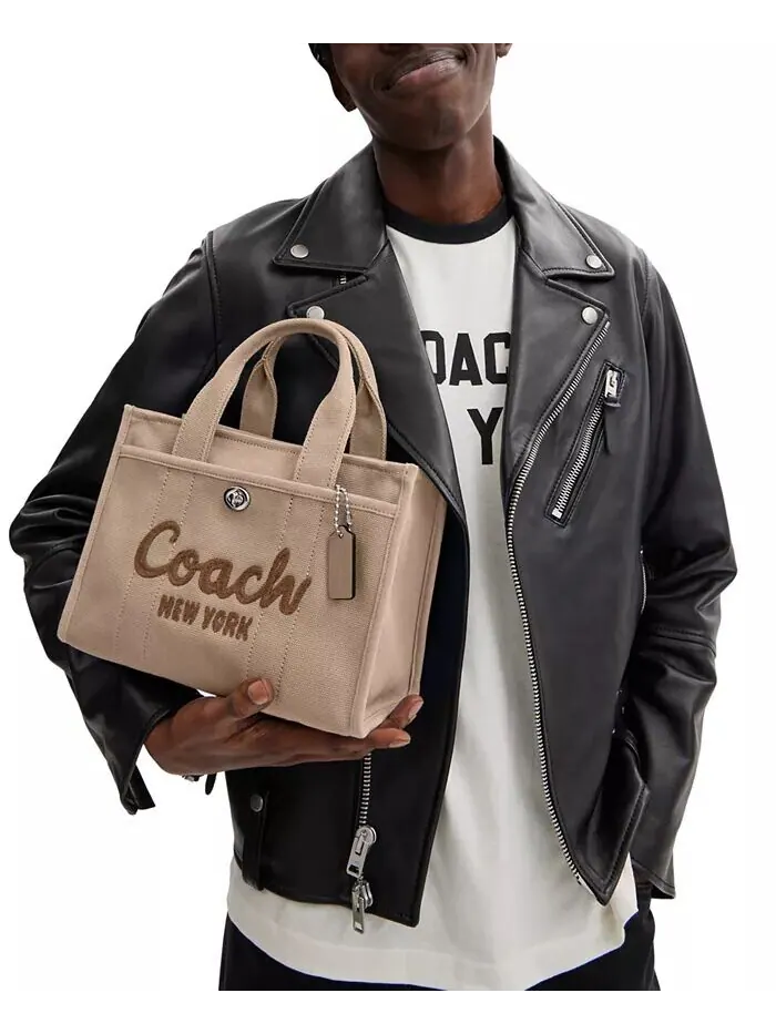 Маленькая парусиновая сумка-карго 26 Coach — изображение 6 из 6, серый