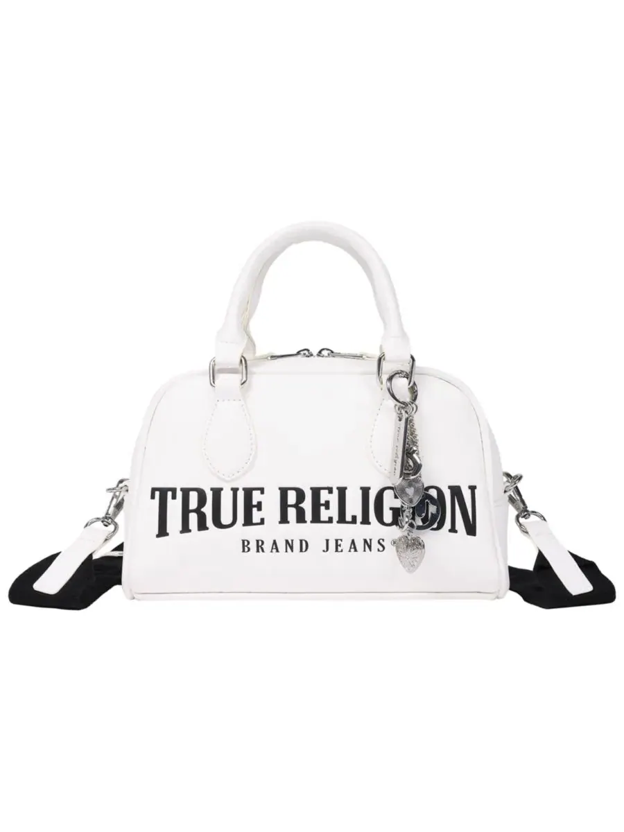 Сумка-саквояж с логотипом Bombe и подвеской True Religion