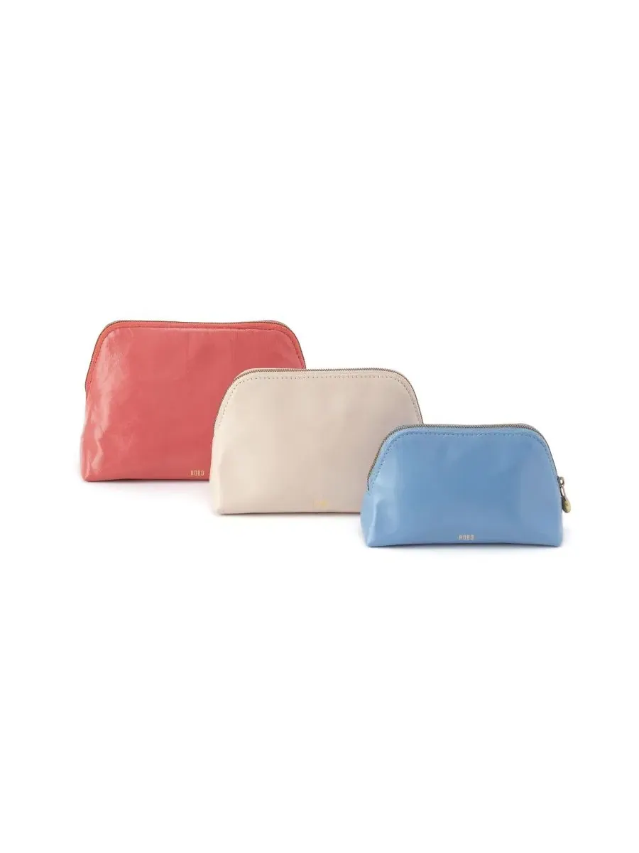 Трио косметичек Tri-Pouch HOBO — изображение 2 из 3, розовый