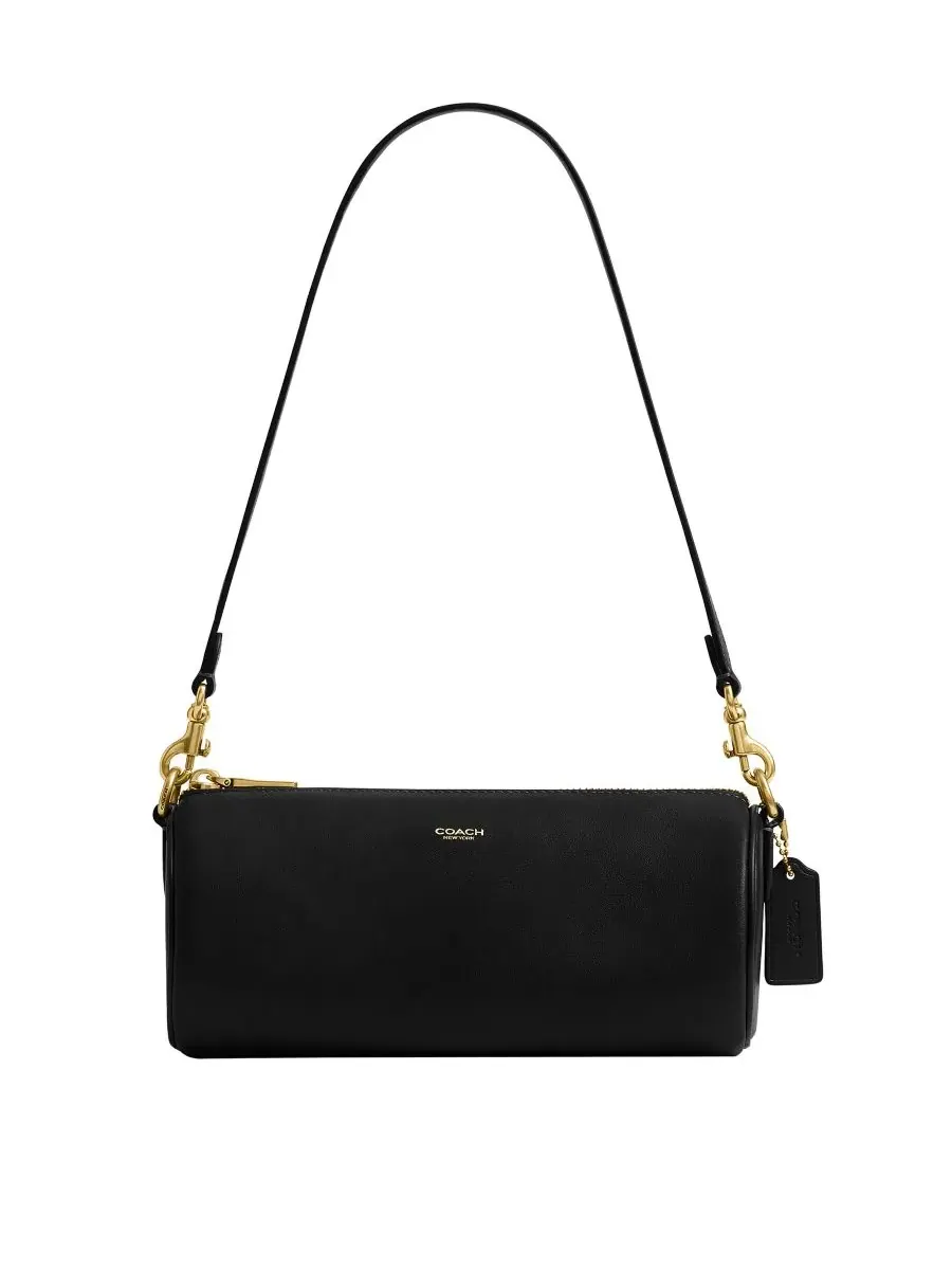 Кожаная сумка через плечо COACH Barrel Small