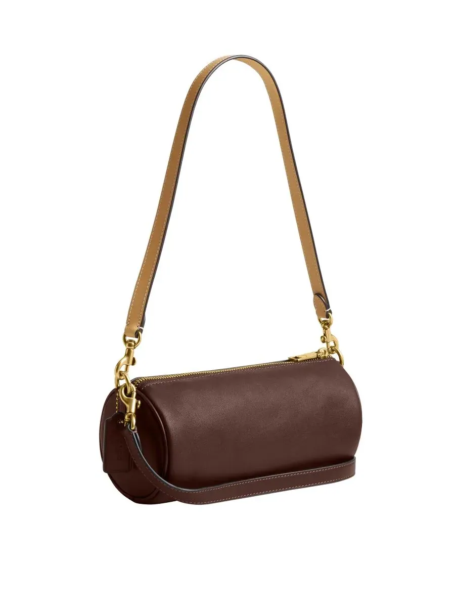 Кожаная сумка через плечо COACH Barrel Small — 3