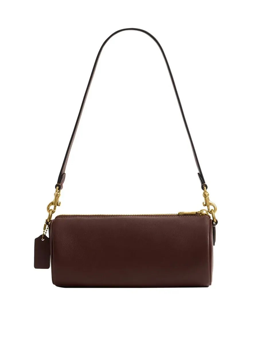 Кожаная сумка через плечо COACH Barrel Small — 4