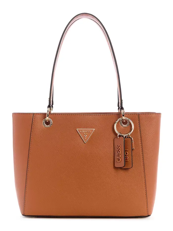 Сумка-тоут Guess Noelle Small — изображение 1 из 5, коричневый