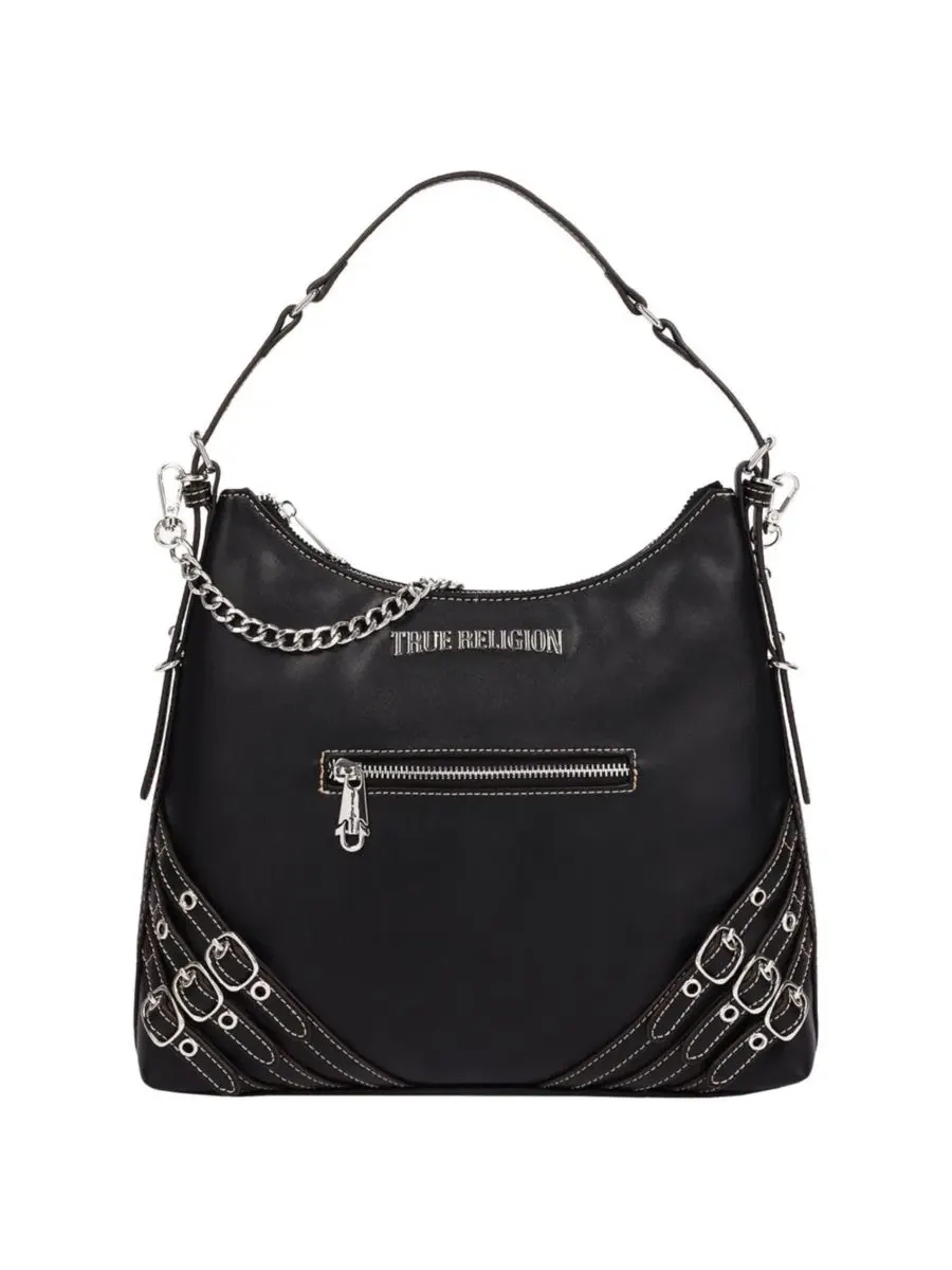 Женская сумка-хобо True Religion Triple Straps Large PU Hobo Bag