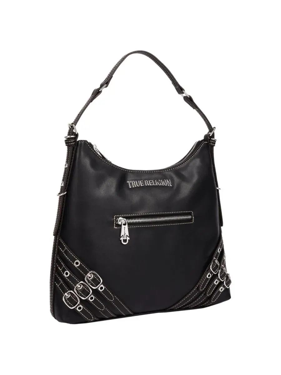 Женская сумка-хобо True Religion Triple Straps Large PU Hobo Bag — 2