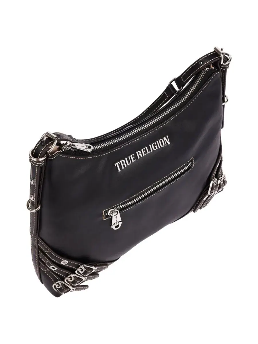 Женская сумка-хобо True Religion Triple Straps Large PU Hobo Bag — 5