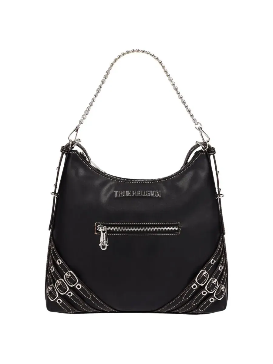 Женская сумка-хобо True Religion Triple Straps Large PU Hobo Bag — 7