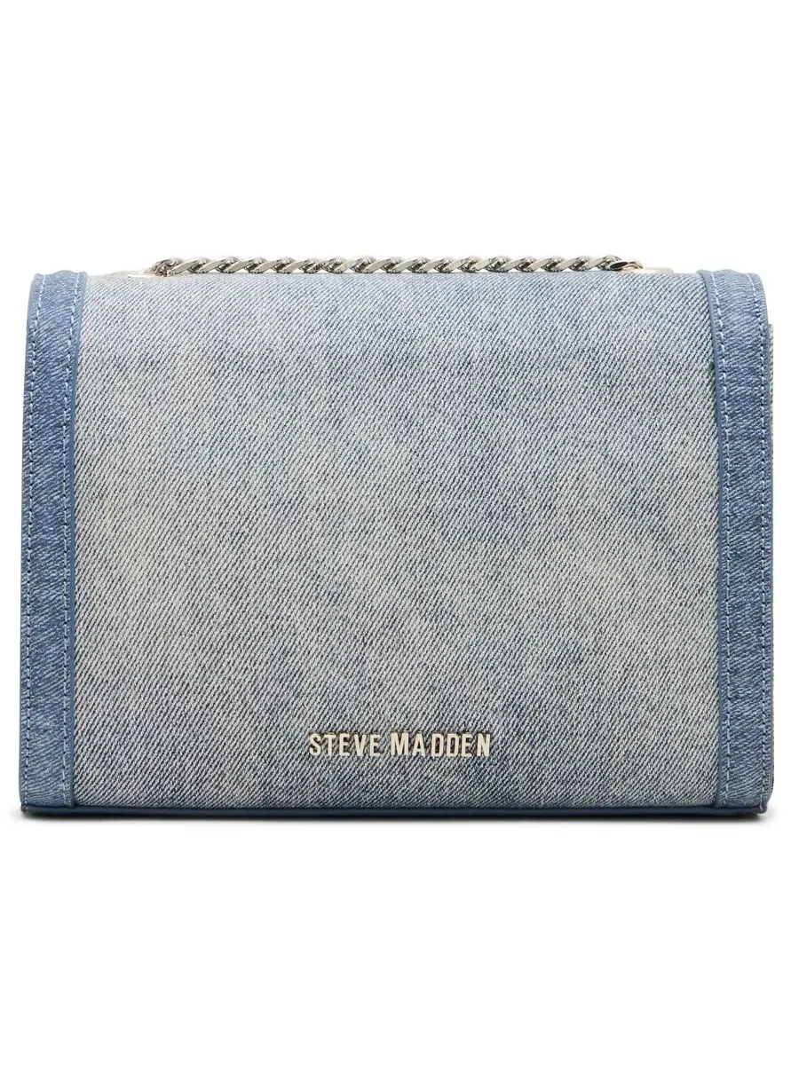 Мини-сумка через плечо Larisad Denim Steve Madden — изображение 2 из 6, джинсовый синий