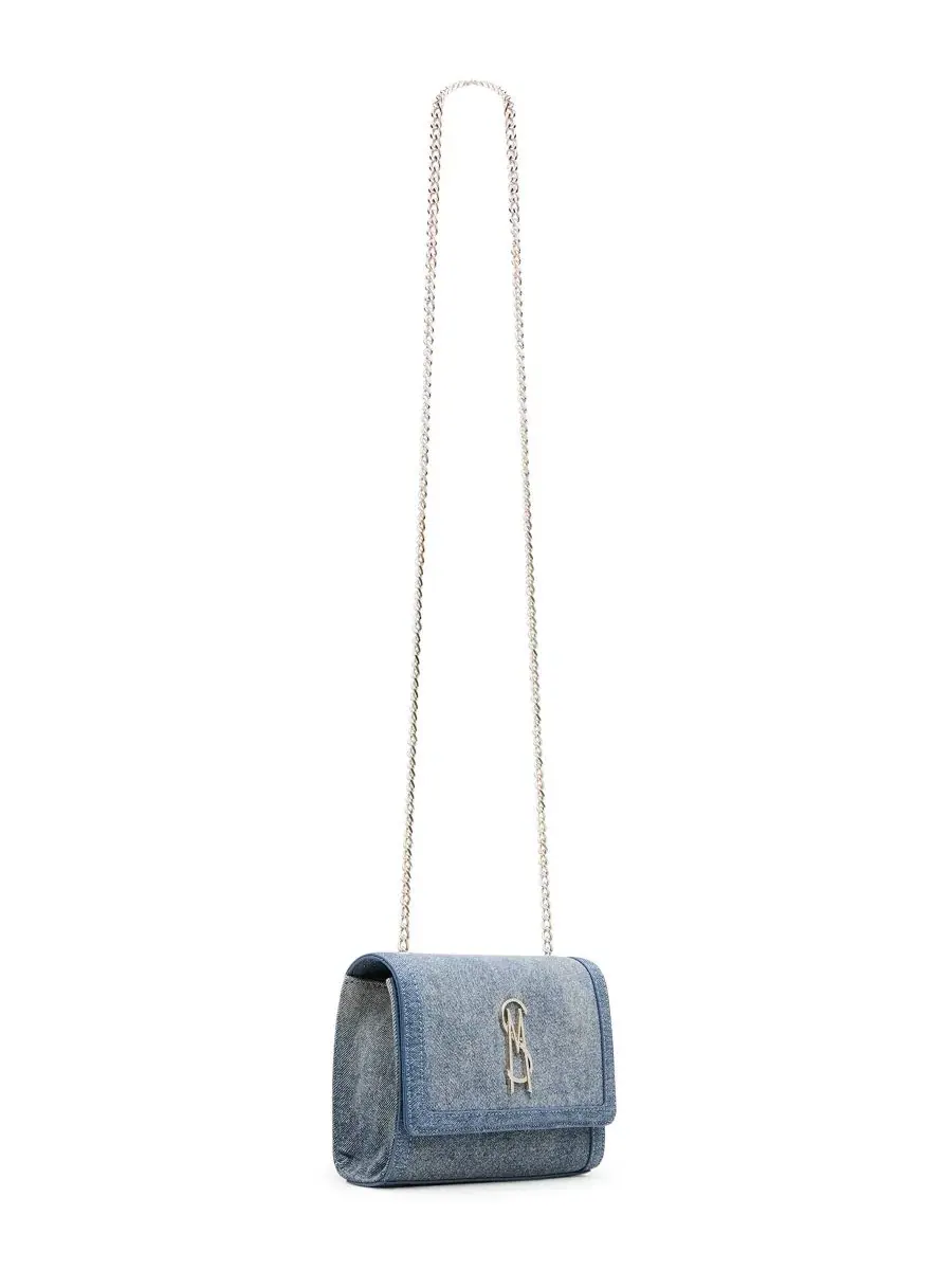 Мини-сумка через плечо Larisad Denim Steve Madden — изображение 3 из 6, джинсовый синий