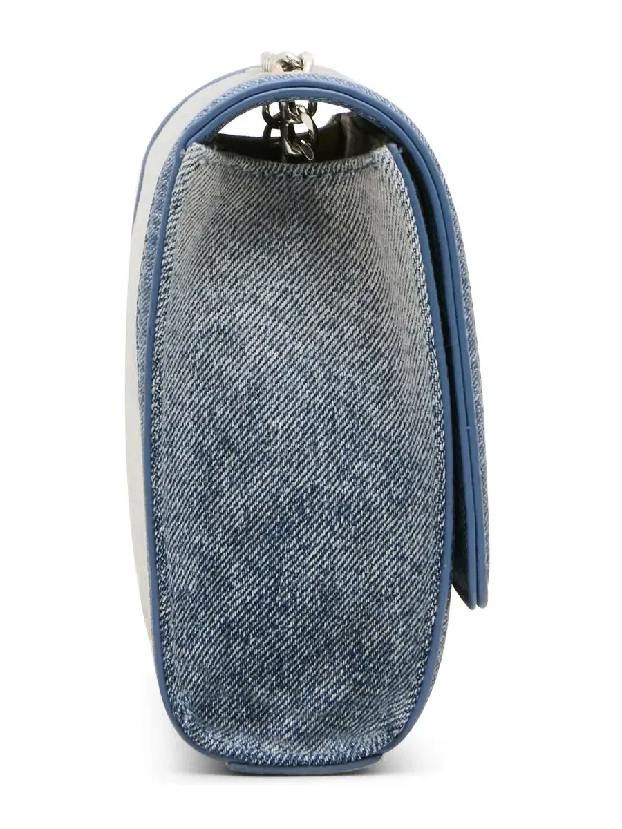 Мини-сумка через плечо Larisad Denim Steve Madden — изображение 5 из 6, джинсовый синий
