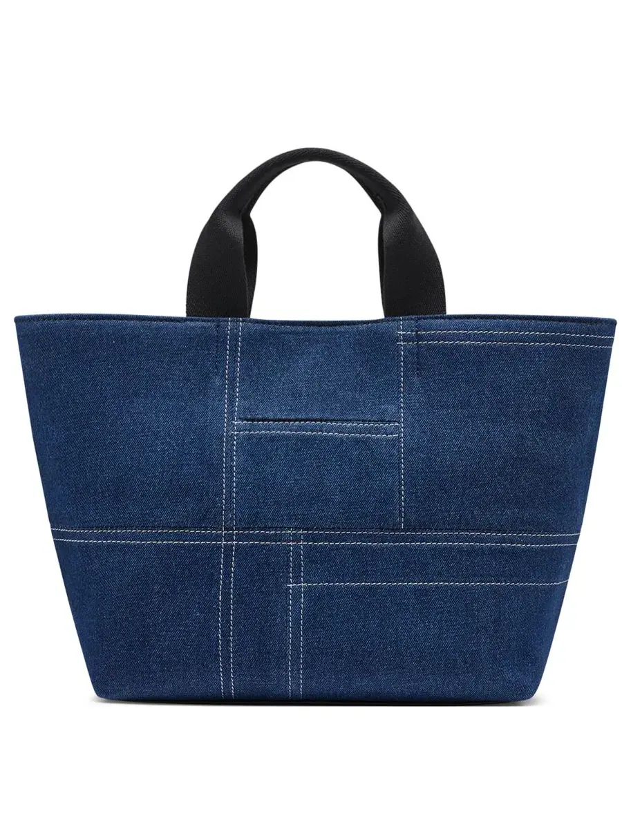 Сумка через плечо Averil Denim Large Calvin Klein — изображение 2 из 7, синий/черный
