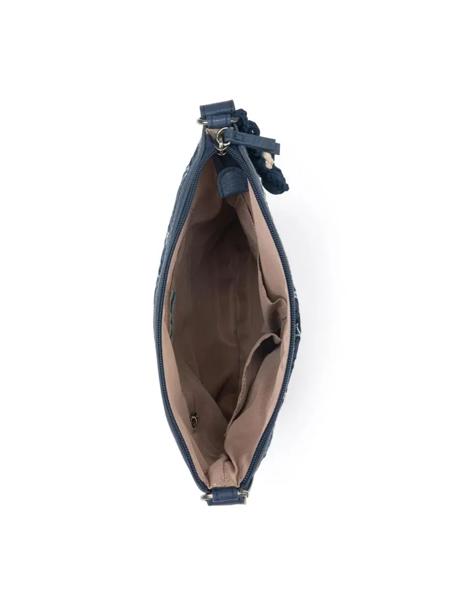 Сумка через плечо Banyan Crossbody Sakroots — изображение 3 из 3, джинсовый синий