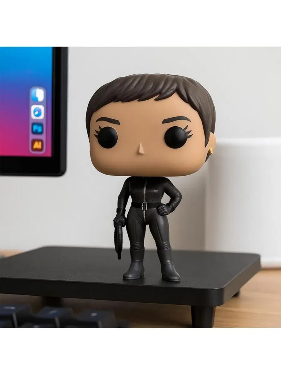 Фигурка Бэтмена из серии Pop Vinyl, Женщина-кошка (редкая версия) Funko — 3