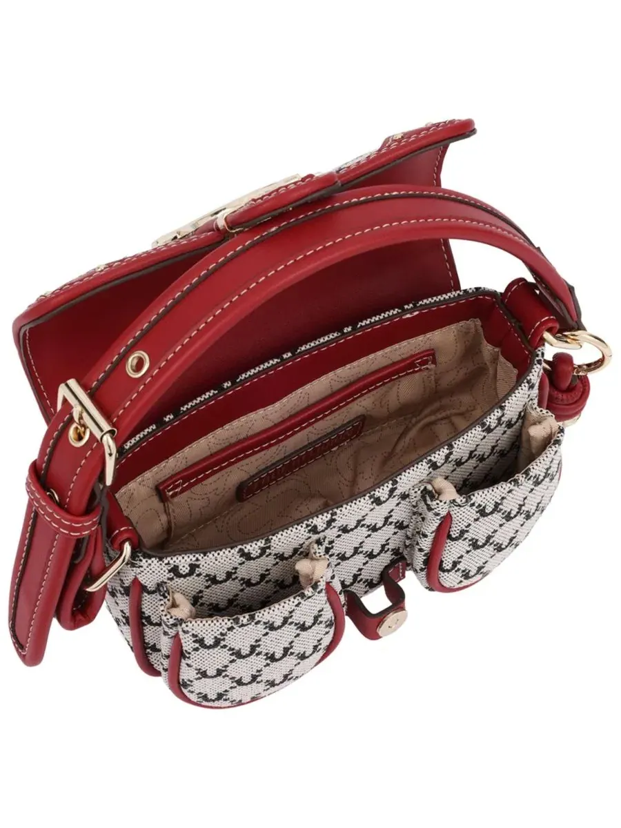Мини-сумка через плечо с принтом Horseshoe True Religion — изображение 5 из 6, красный