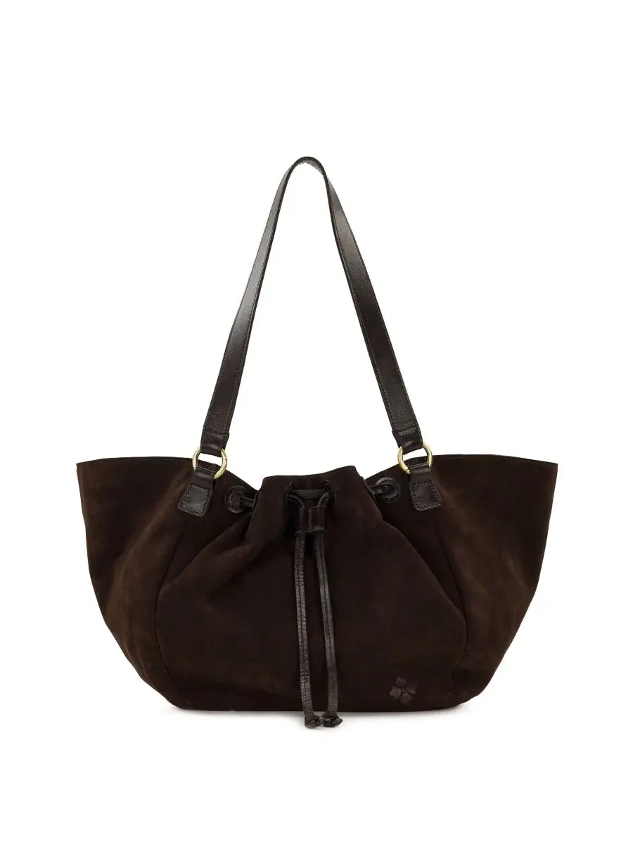 Сумка-шопер Mads Small Suede Drawstring Tote Bag Patricia Nash