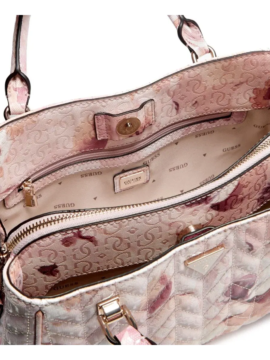 Женская сумка-сатчел Stacey Girlfriend Small Satchel GUESS — изображение 2 из 5, мульти