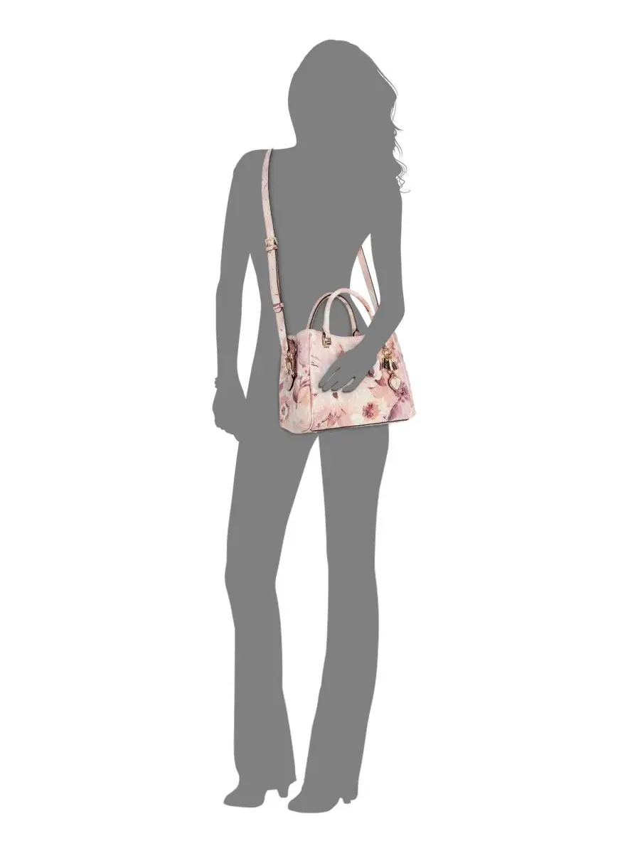 Женская сумка-сатчел Stacey Girlfriend Small Satchel GUESS — изображение 5 из 5, мульти