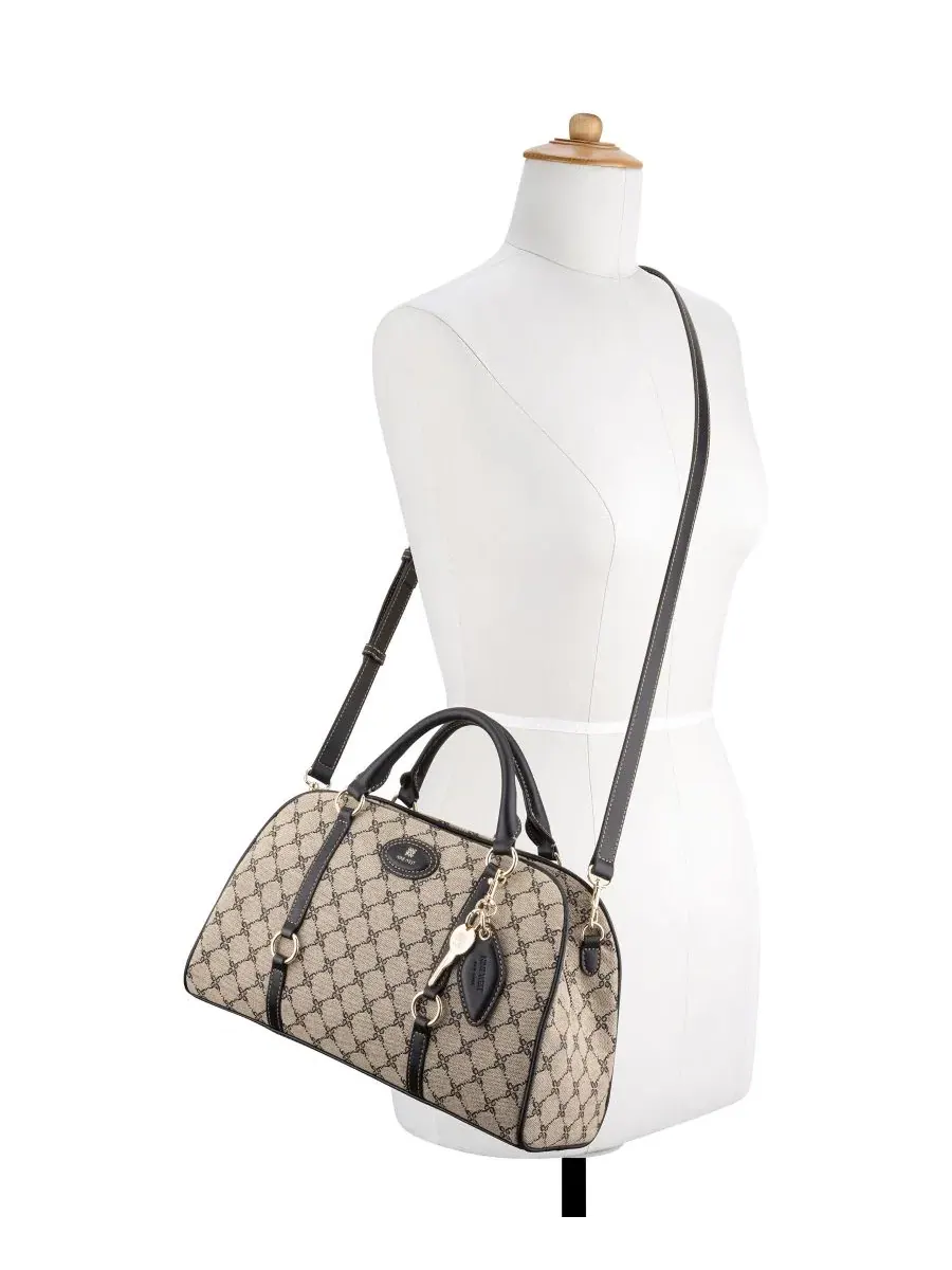 Сумка-сатчел Cobel Medium Nine West — изображение 2 из 5, натуральный/черный