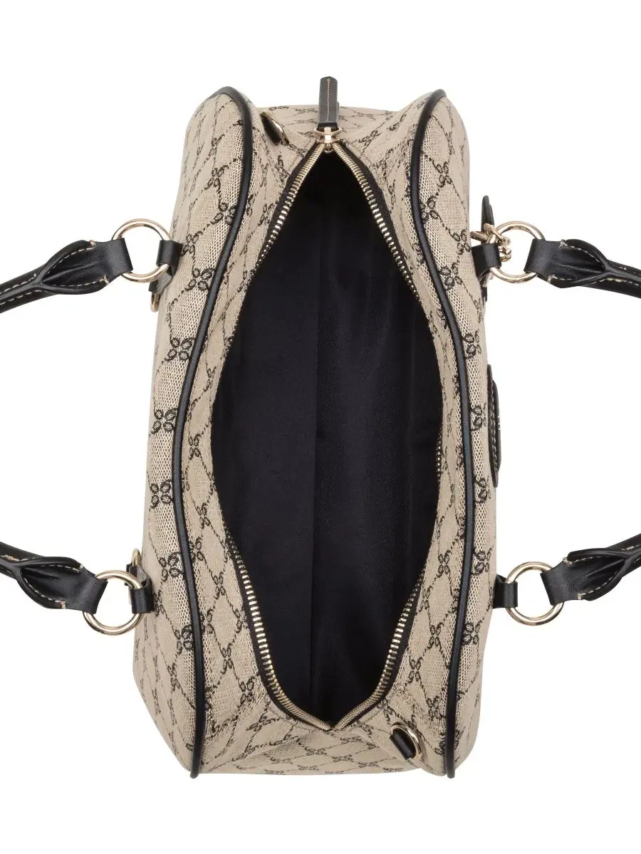 Сумка-сатчел Cobel Medium Nine West — изображение 3 из 5, натуральный/черный