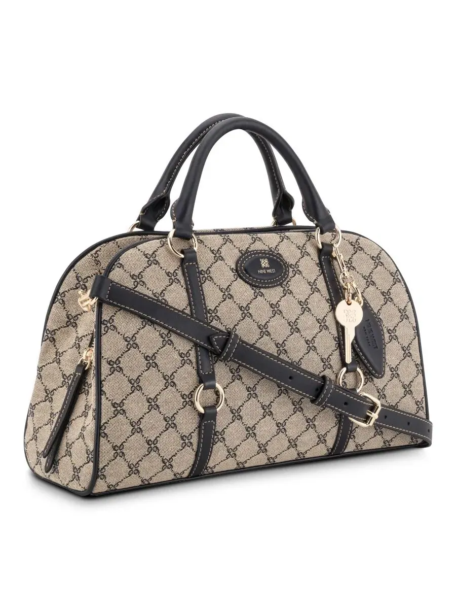 Сумка-сатчел Cobel Medium Nine West — изображение 5 из 5, натуральный/черный