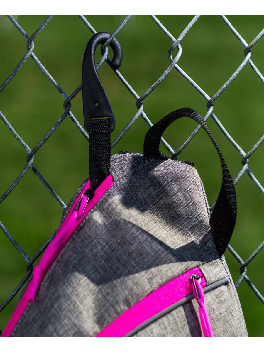 Сумка-слинг для пиклбола Pickleball Sling Bag Franklin Sports — изображение 3 из 3, серый розовый