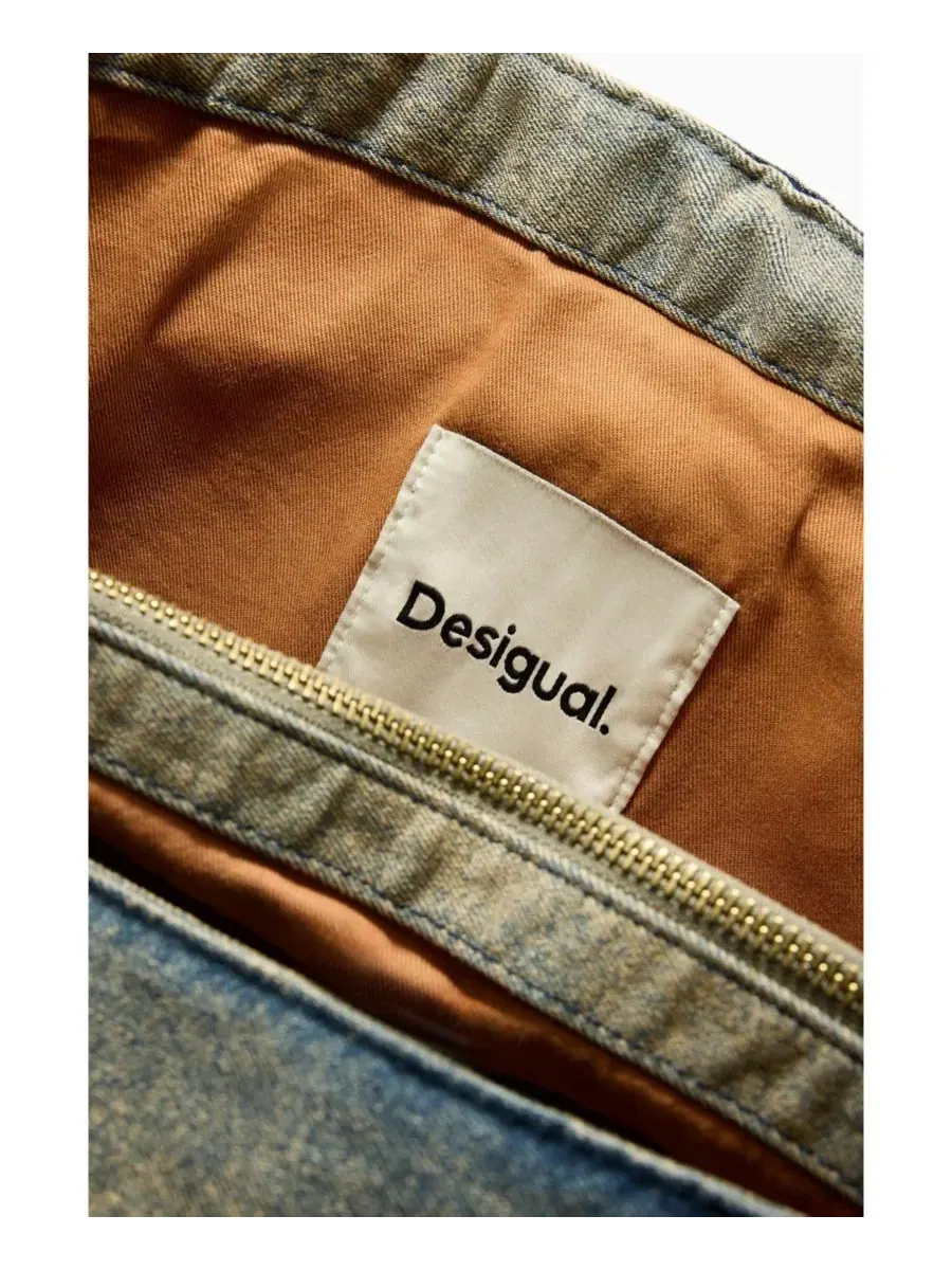 Сумка через плечо с широким регулируемым ремнем Desigual — изображение 5 из 5, светлый зеленый