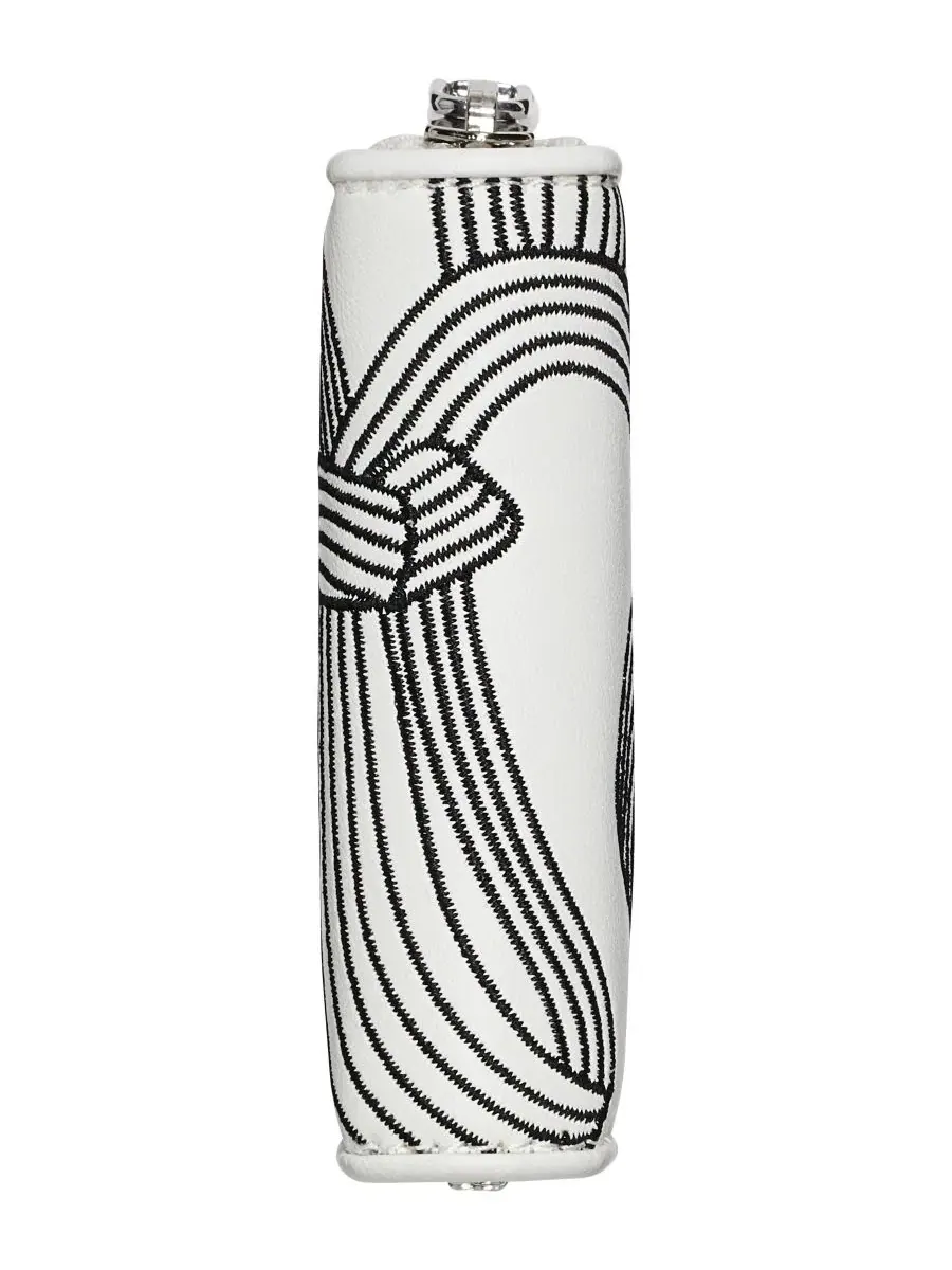 Кошелек Maybelle Zip Around Karl Lagerfeld Paris — изображение 5 из 5, белый/черный