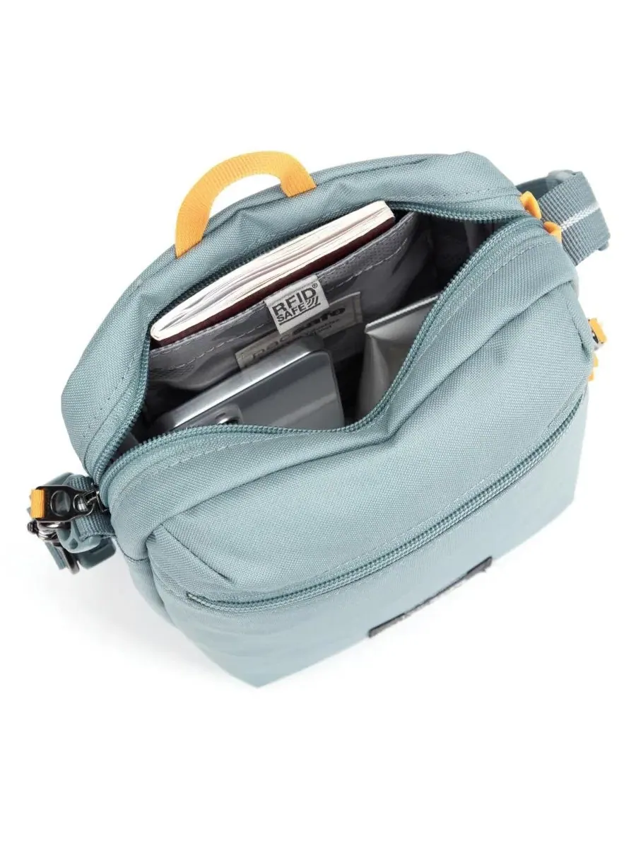 Сумка-кроссбоди с защитой от краж, модель GO Festival Crossbody Pacsafe — изображение 7 из 9, зеленый