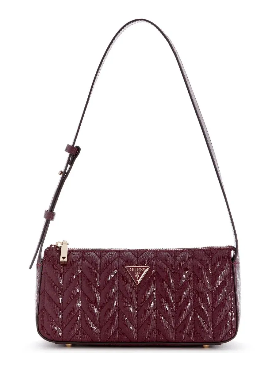 Небольшая сумка через плечо с фирменным стеганым узором GUESS, Stacey Small Shoulder Handbag