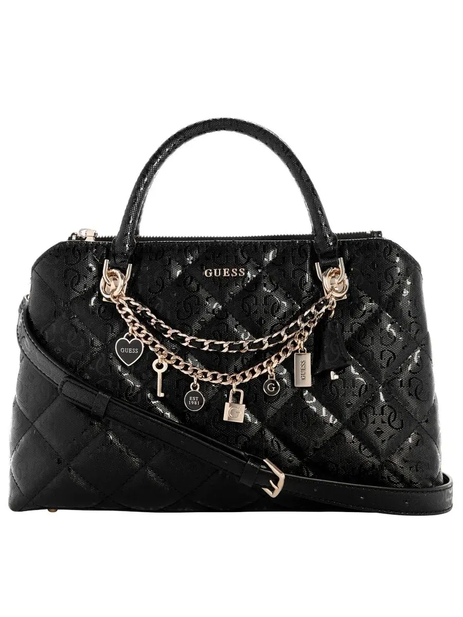 Сумка-сатчел среднего размера Libby 2-Compartment GUESS