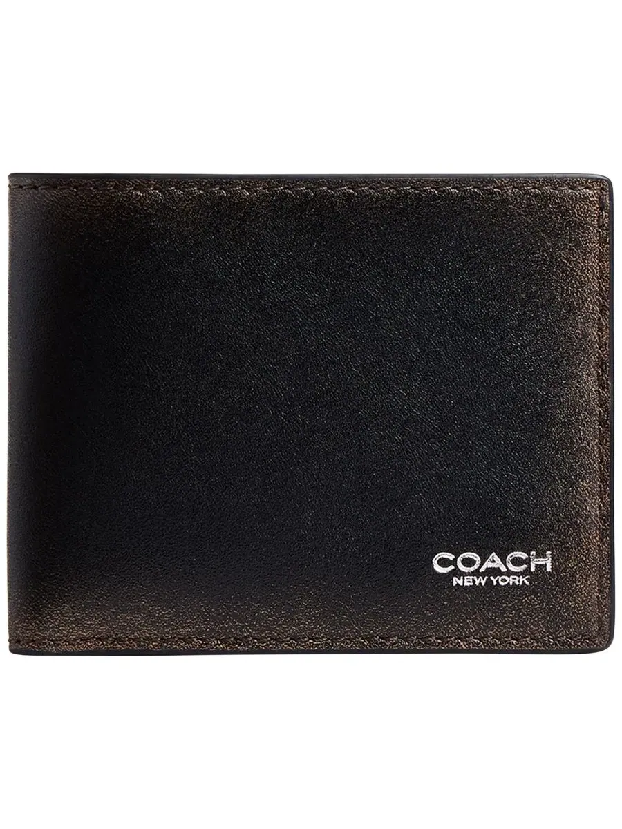 Мужской тонкий складной кошелек COACH