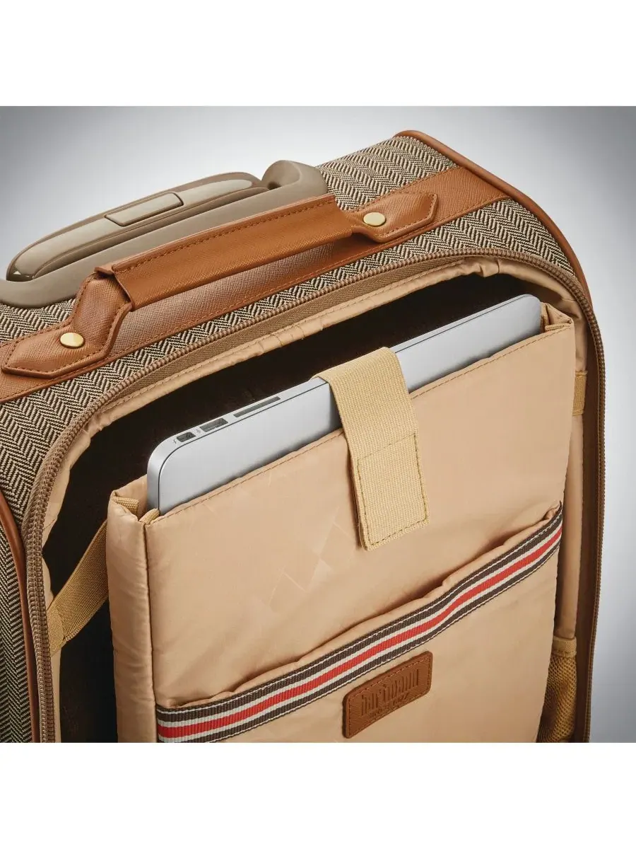 Дорожная сумка-чемодан на колесах Herringbone DLX 18.5" Underseater Spinner Hartmann — изображение 8 из 9, терракотовый