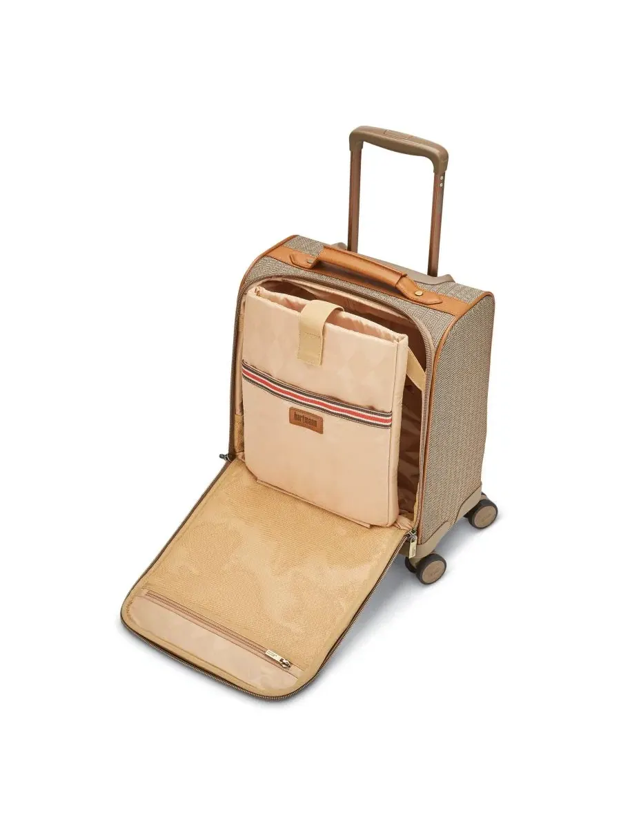 Дорожная сумка-чемодан на колесах Herringbone DLX 18.5" Underseater Spinner Hartmann — изображение 9 из 9, терракотовый