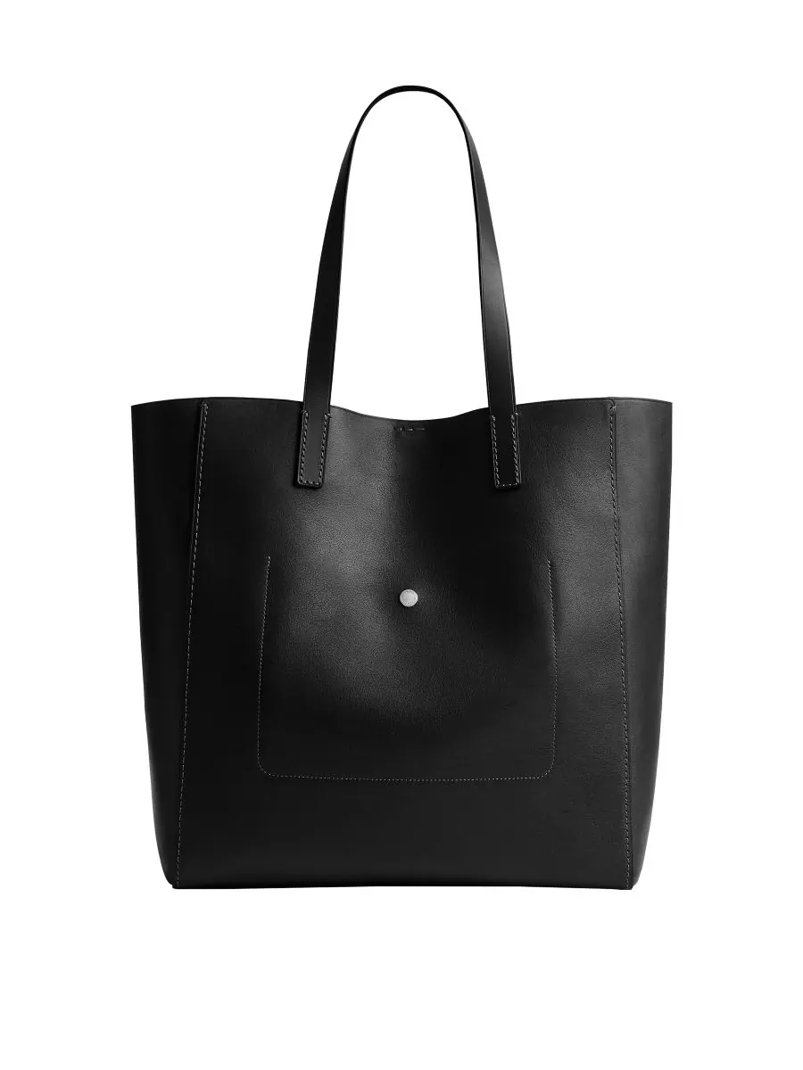 Сумка-тоут Broadway из натуральной зернистой кожи COACH — 3