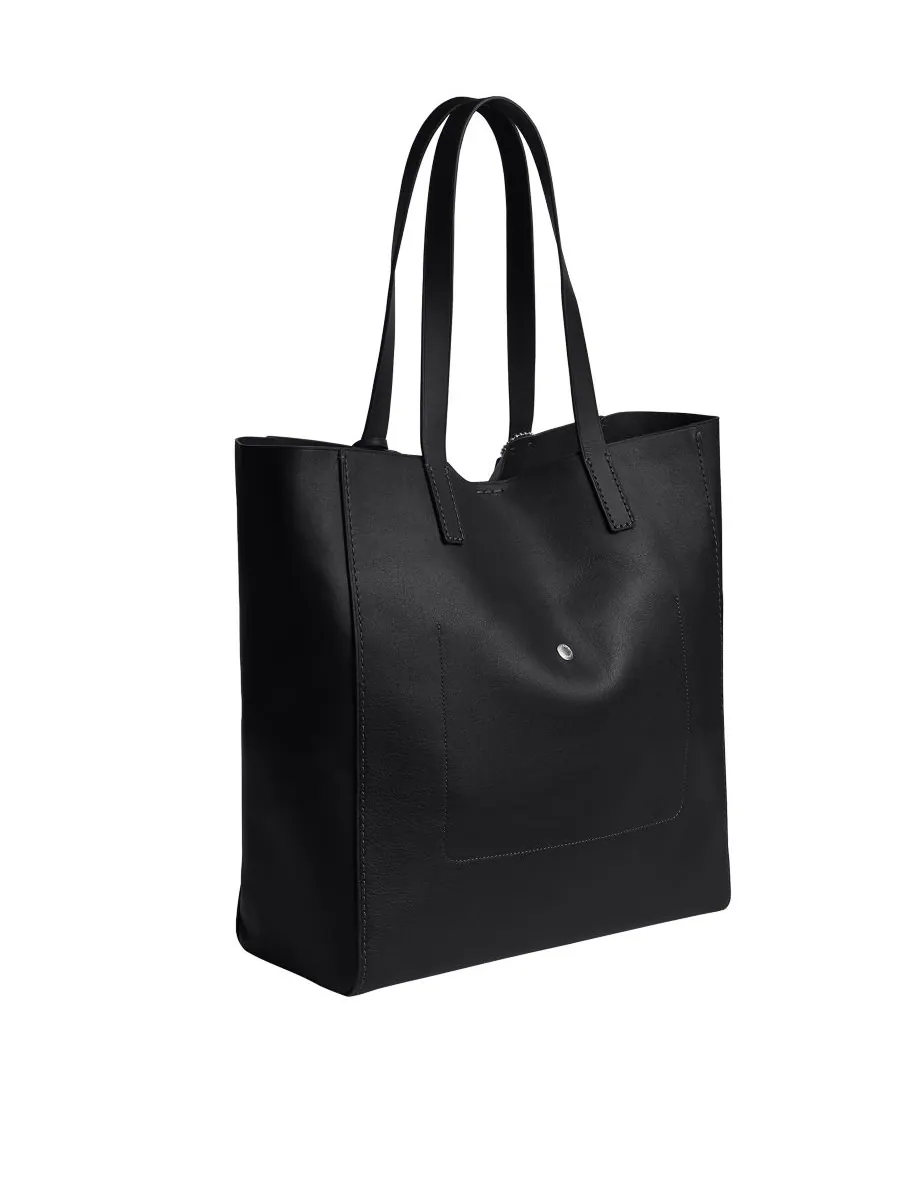 Сумка-тоут Broadway из натуральной зернистой кожи COACH — 4