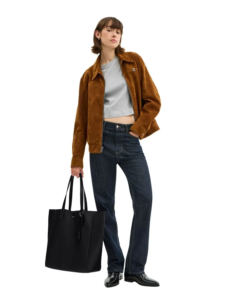 Сумка-тоут Broadway из натуральной зернистой кожи COACH — 5