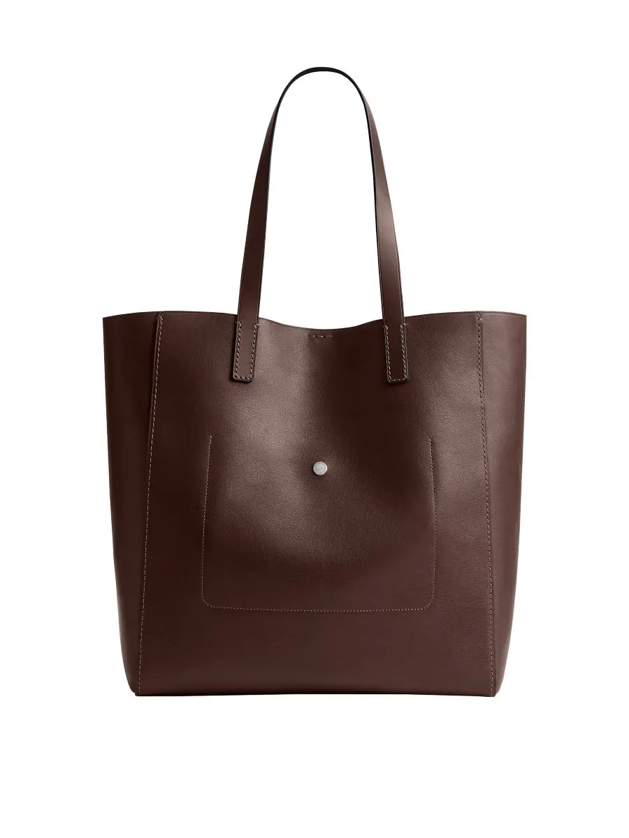 Сумка-тоут Broadway из натуральной зернистой кожи COACH — 3