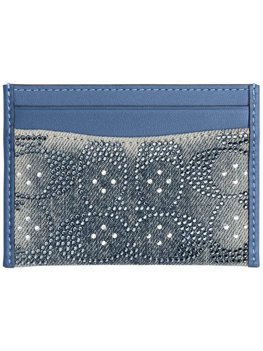 Визитница COACH Essential Crystal Denim Signature