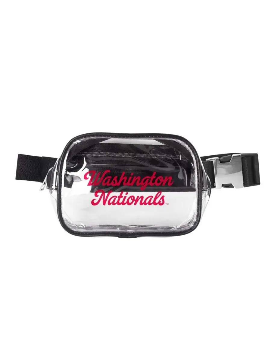 Logo Brands Прозрачная поясная сумка Washington Nationals
