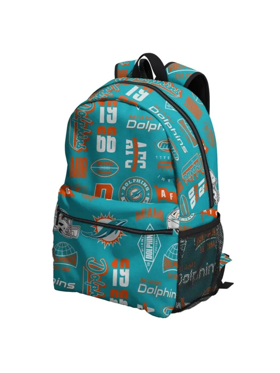 Рюкзак и ланч-бокс Miami Dolphins Outerstuff — изображение 2 из 6, бирюзовый