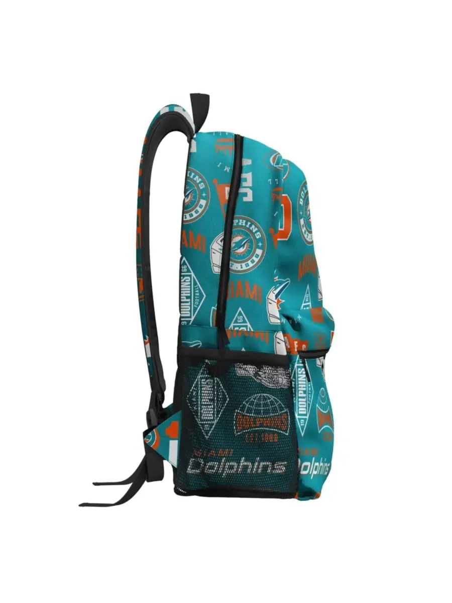 Рюкзак и ланч-бокс Miami Dolphins Outerstuff — изображение 4 из 6, бирюзовый