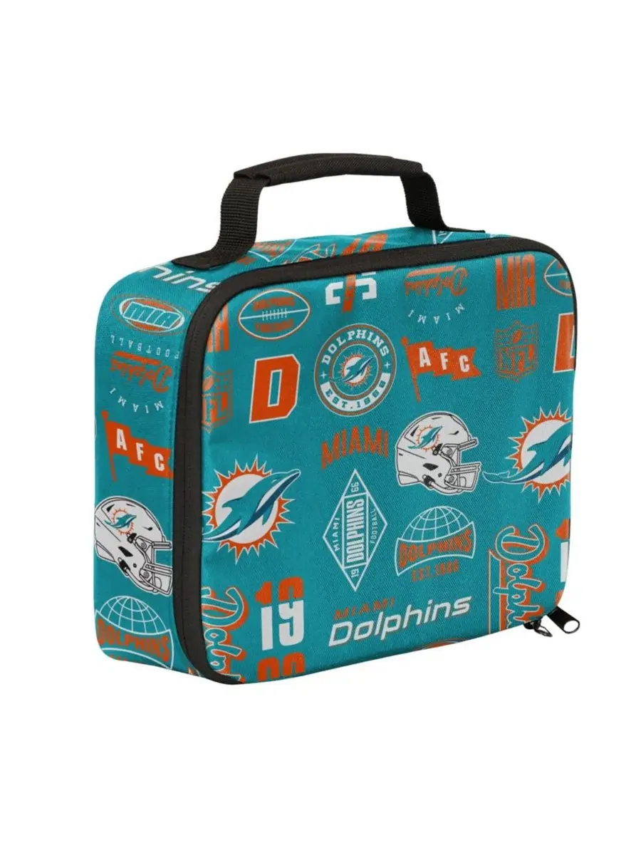 Рюкзак и ланч-бокс Miami Dolphins Outerstuff — изображение 5 из 6, бирюзовый