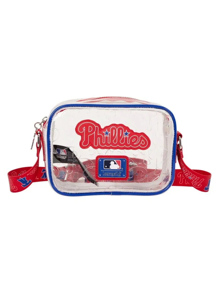 Сумка через плечо с декором Philadelphia Phillies Loungefly — мульти